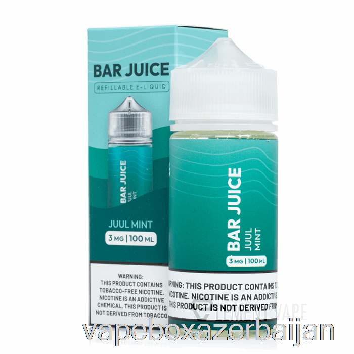 Vape Smoke Juul Mint - Bar Juice - 100mL 3mg